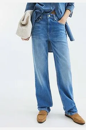River Island High Rise Stretch Straight Leg Jeans