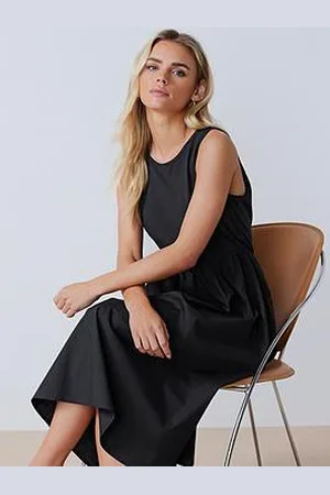 M&Co Petite Sleeveless Midi Dress