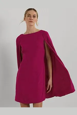 Ralph Lauren Petra Long Sleeve Cocktail Dress