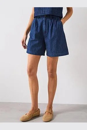 MANGO Rinse Wash Denim Bermuda Shorts