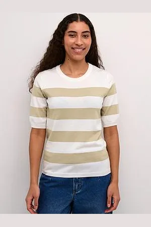 Kaffe Lizza Striped Knitted Jumper