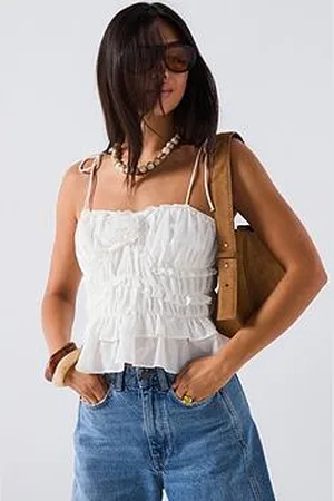 Very Corsage Ruffle Cami