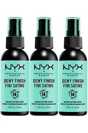 NYX PROFESSIONAL MAKEUP Makeup Setting Spray - Dewy (Pack Of 3)