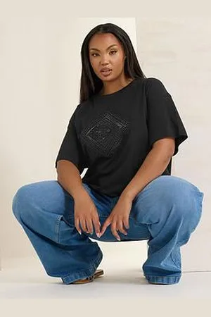 Yours Curve Western Boho Diamond Top