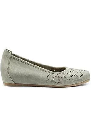 Hotter Swan Suede Wedge Shoe
