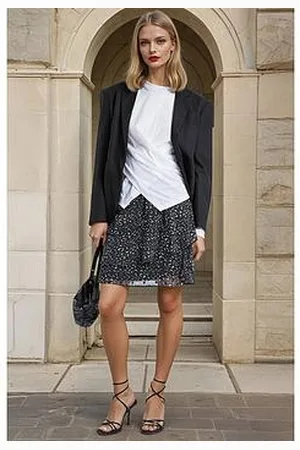 Religion Decoy Mini Skirt In Polka Dot