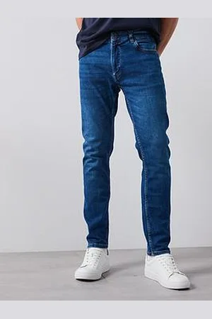MANGO Jude Skinny Fit Medium Wash Jeans