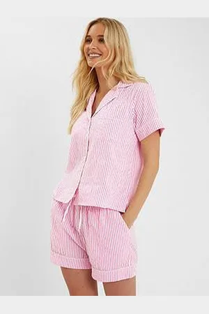 Accessorize Stripe Cotton Short