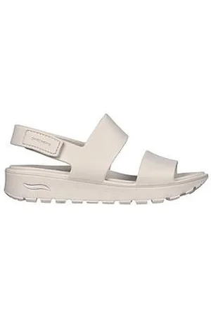 Skechers Arch Fit Footsteps Molded Double Band Sling Back Sandal