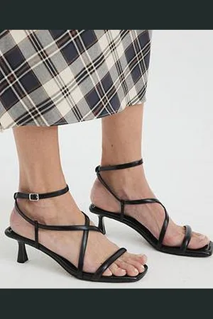 River Island Kitten Heeled Strappy Sandals