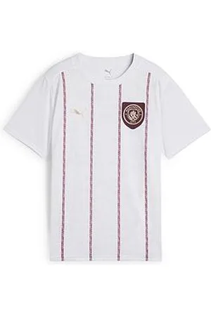 PUMA Junior Mcfc Prematch Short Sleeve Jersey