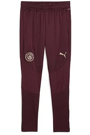 PUMA Mens Mcfc Training Pants - Burgundy