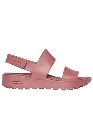 Skechers Arch Fit Footsteps Molded Double Band Sling Back Sandal -Rose