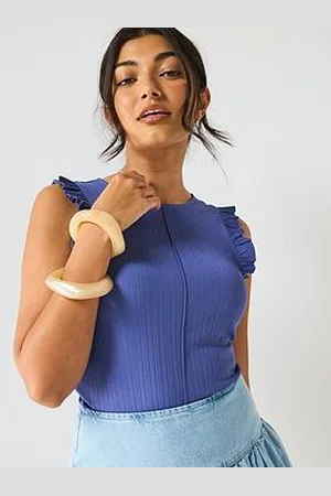 Very Textured Frill Vest