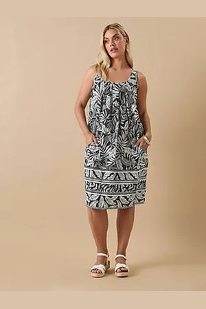 Yours Curve Drape Pocket Dress