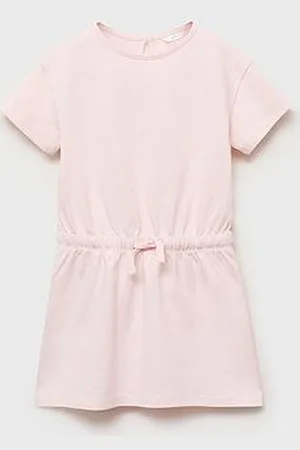 MANGO Younger Girls Jersey Short Sleeve Dress