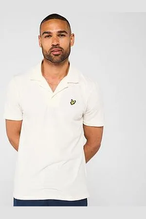 Lyle & Scott Linen Revere Collar Polo Shirt