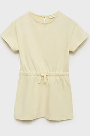 MANGO Younger Girls Jersey Short Sleeve Dress