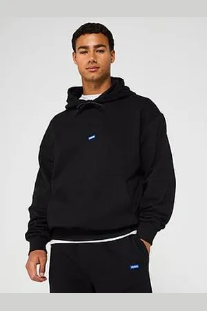 HUGO BOSS Blue Nalonsonap Tab Logo Overhead Jersey Tracksuit