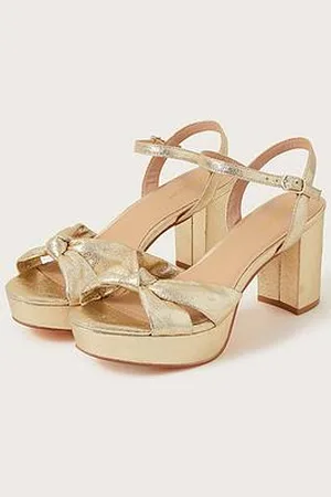 Monsoon Metallic Twist Knot Platform