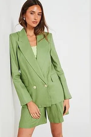 MANGO Double Button Blazer