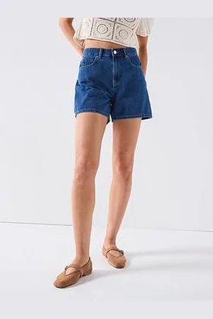 ONLY High Waisted Mom Denim Short