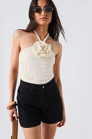 Very Corsage Halter Top Co Ord