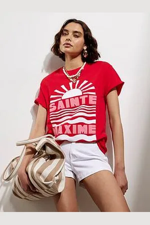 River Island Short Sleeve Saint Maxime Print Tee