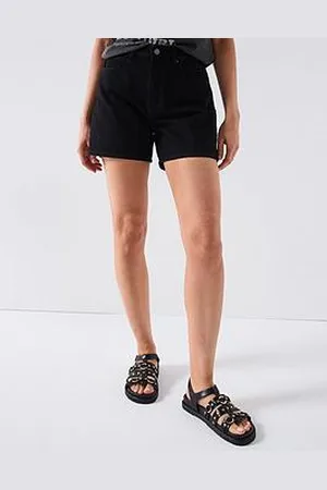ONLY High Waisted Mom Denim Short