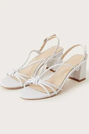 Monsoon Plain Strappy Block Heel Sandal