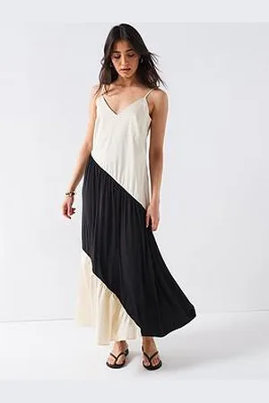 Very Woven Mix Panel Dress