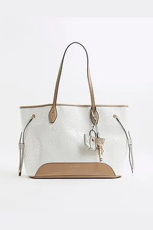 River Island Embossed Side Tie Shopper