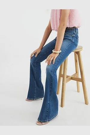 River Island Snaffle Mid Rise Bootcut Jeans