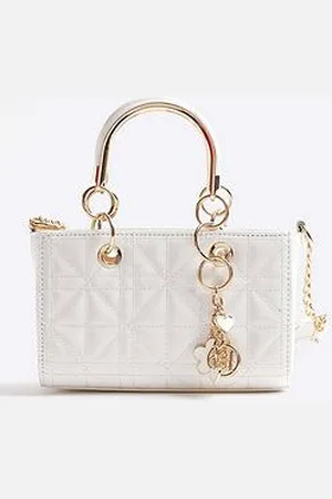 River Island Small Metal Handle Tote Bag