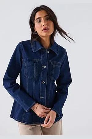 ONLY Elle Long Sleeve Fitted Denim Jacket