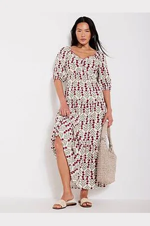mint&berry Floral Print Boho Maxi Dress