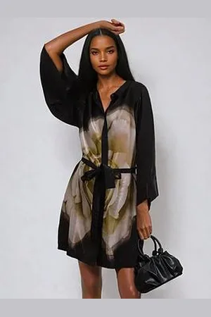 Religion Coco Tunic With Large Floral Placement