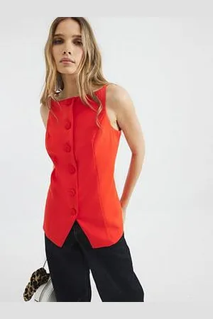 River Island Square Neck Strappy Waistcoat