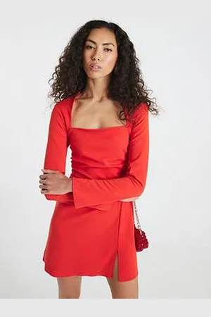 River Island Square Neck A Line Mini Dress