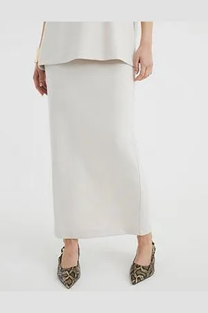 River Island Neoprene Maxi Skirt