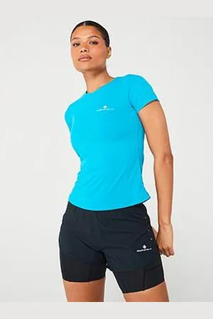 RonHill Womens Core Running Short Sleeved Tee- /White