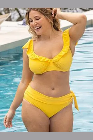 Pour Moi Bermuda Tie Fold Over Bikini Brief