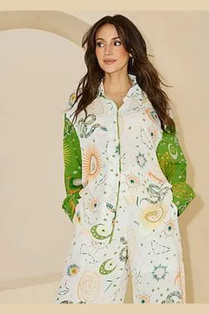 Michelle Keegan Printed Shirt