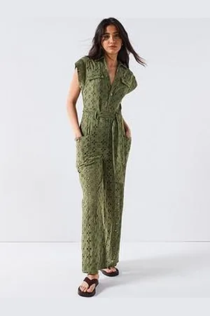 Very Broderie Utility Jumpsuit