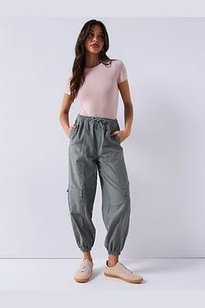 Very Textured Cargo Joggers - Neutral
