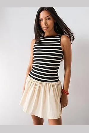 MANGO Short Dress Combined Design