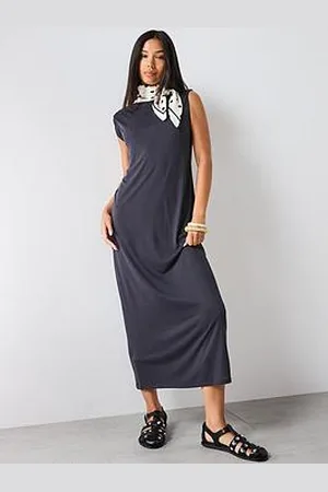 MANGO Flowy Long Dress