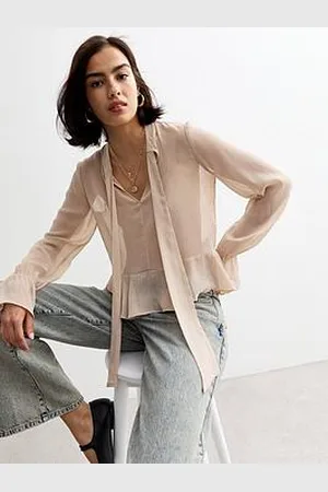 New Look Bow Front Peplum Top