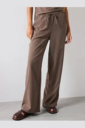 MANGO Bow Straight Trousers