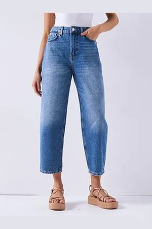 Very Cropped Barrel Leg Jeans